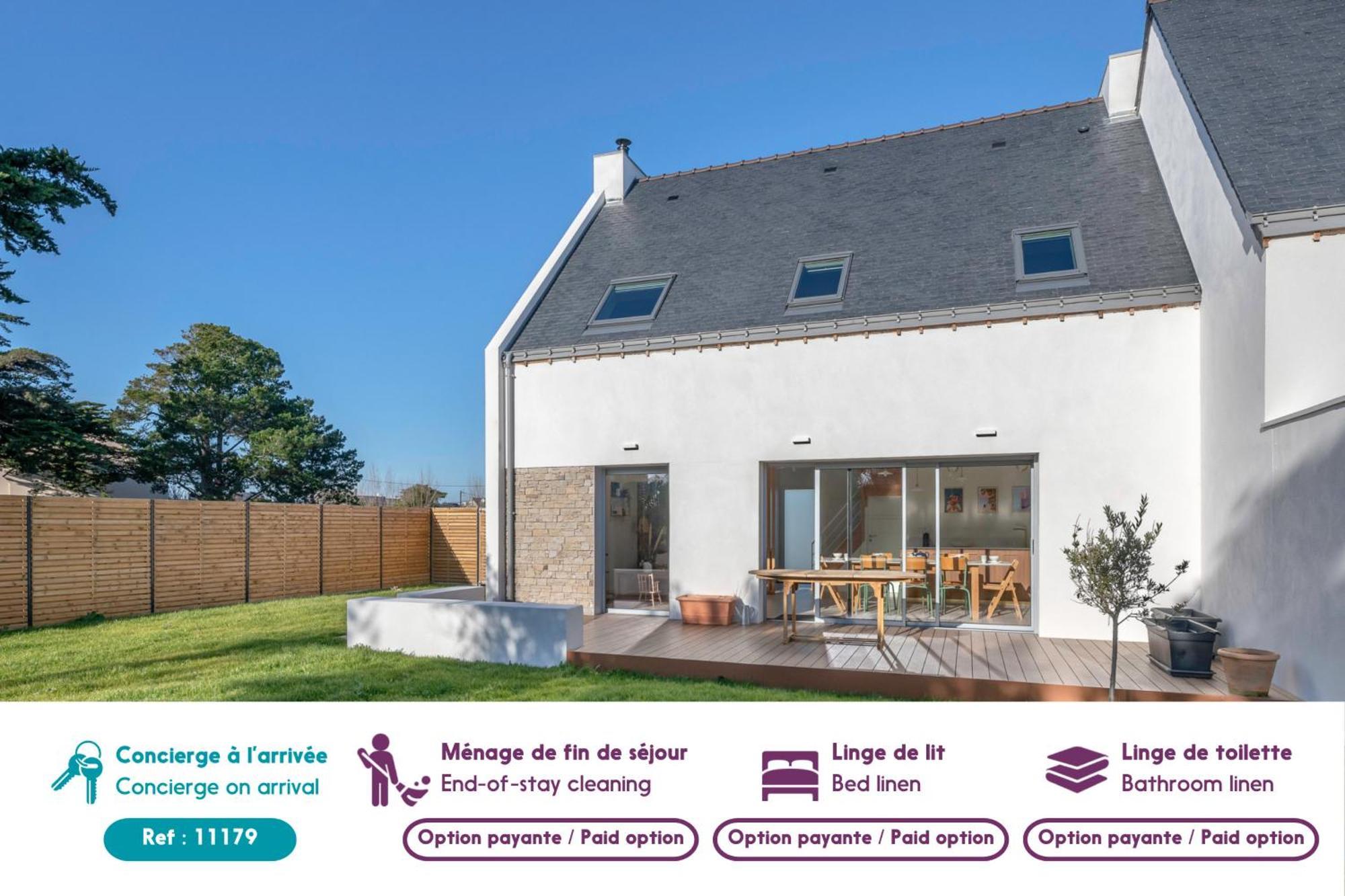 300M De La Plage - Belle Maison A Sarzeau Esterno foto